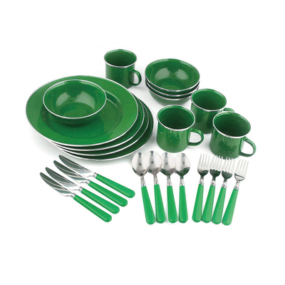 Enamel Camping Tableware for Outdoor Cooking