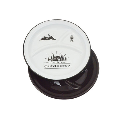 Enamel Plate Divided